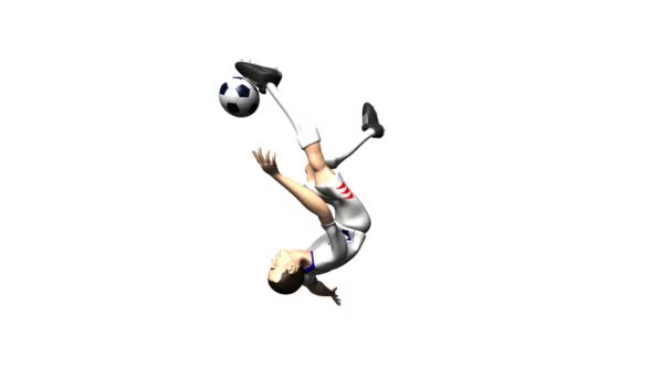 Soccer player — Stock Video