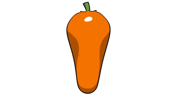 Морковь — стоковое видео
