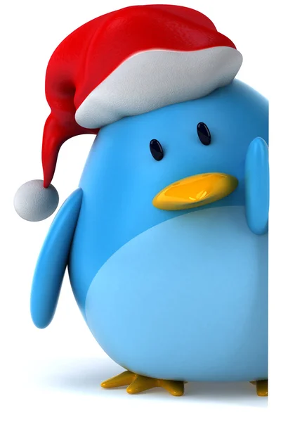 Santa chicken — Stock Photo, Image