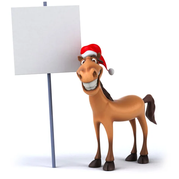 Horse santa — Stock Photo, Image