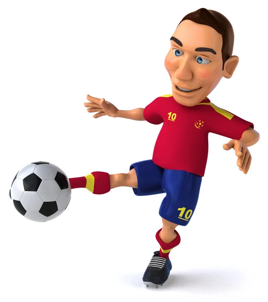 Spanish footballer — Stock Photo, Image