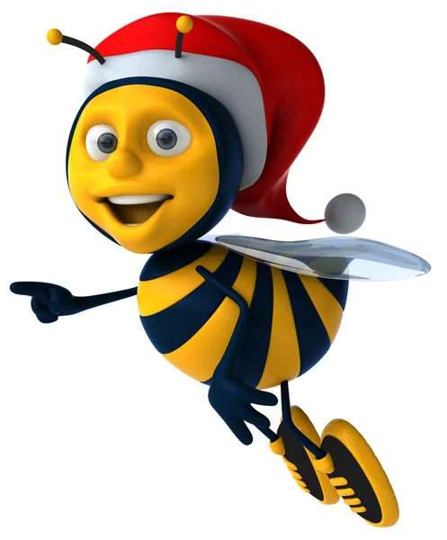 Santa bee — Stockfoto