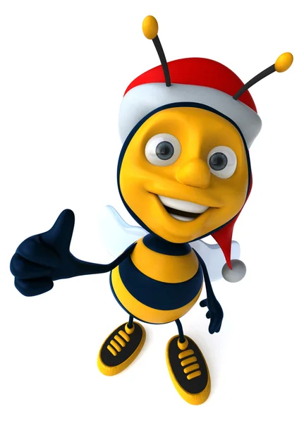 Santa bee — Stock Photo, Image