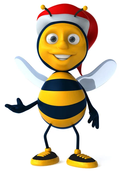 Santa bee — Stockfoto