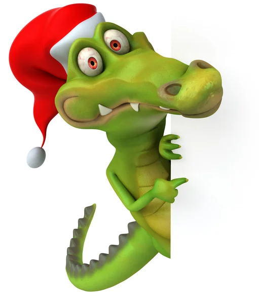 Рождественский дракон — стоковое фото