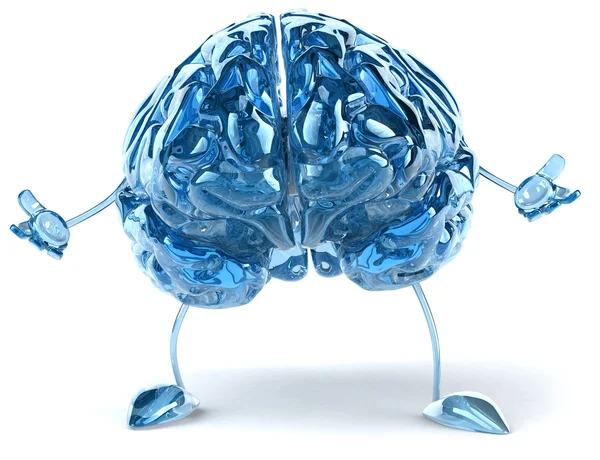 Blue brain — Stock Photo, Image