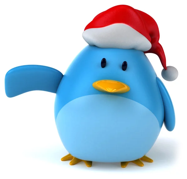 Modrý pták santa — Stock fotografie