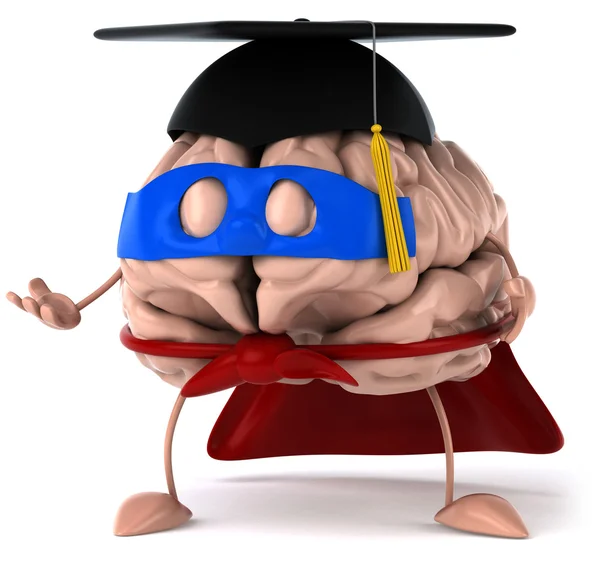 Super cerebro de estudiante —  Fotos de Stock