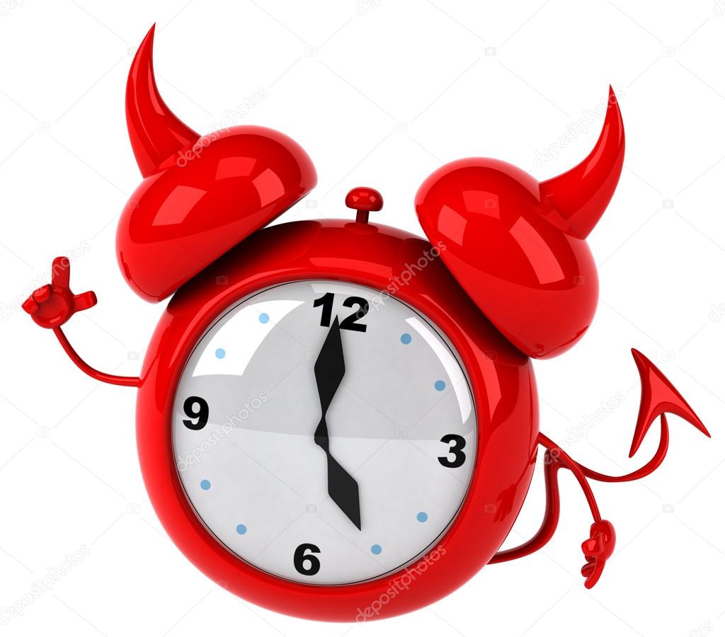Evil alarm clock