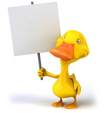 eğlenceli bir ördek