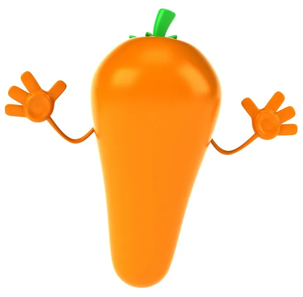 Fun carrot — Stock Photo, Image