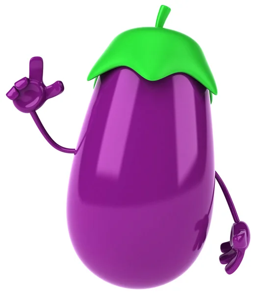 Aubergine Ordförande — Stockfoto