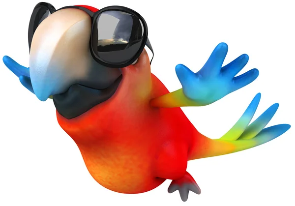 Fun parrot — Stock Photo, Image