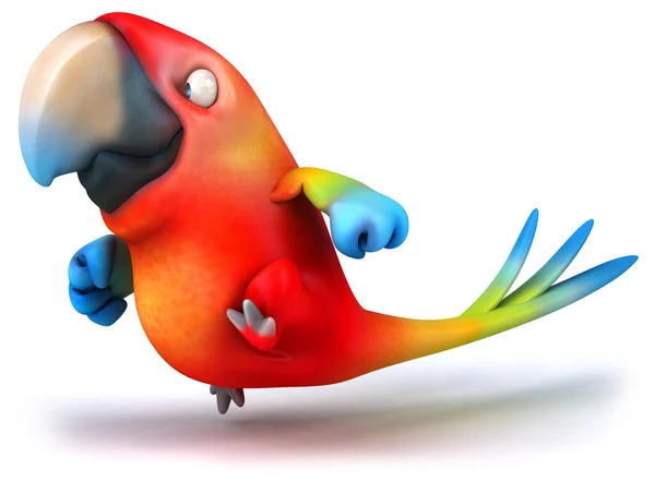 Zábava papoušek — Stock fotografie