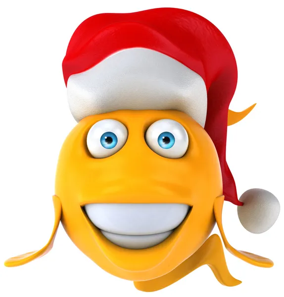 Fun christmas fish — Stock Photo, Image