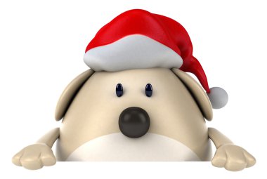 Yeni yıl köpek eğlenceli