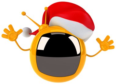 Noel Baba şapkası televizyon eğlence