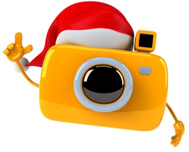 Noel Baba şapkası kamera eğlenceli