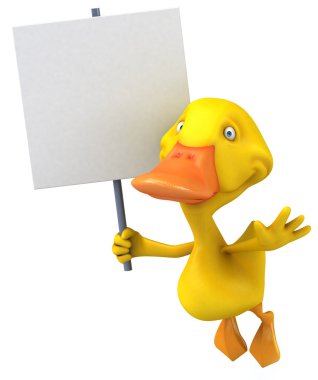 eğlenceli bir ördek