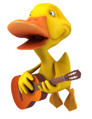 eğlenceli bir ördek