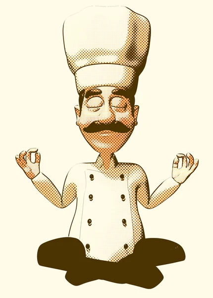 Zen chef-kok — Stockfoto