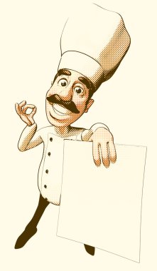 Eğlenceli şef.