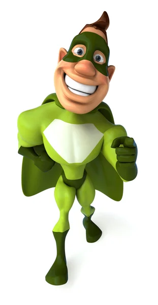 Gren superhero — Stock Photo, Image