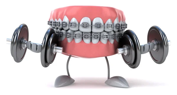 Крепкие зубы — стоковое фото