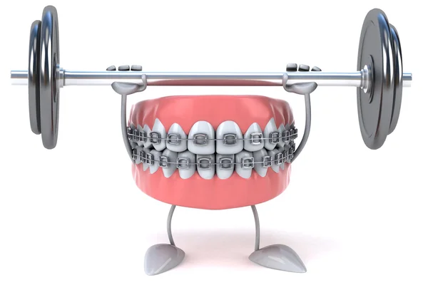 Сильні зуби — стокове фото