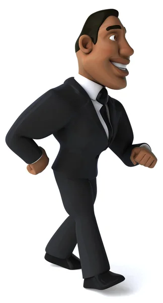 Чёрный бизнесмен — стоковое фото