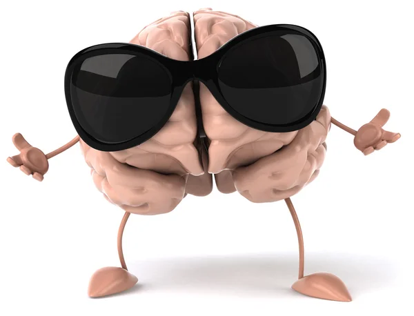 Cerebro divertido — Foto de Stock
