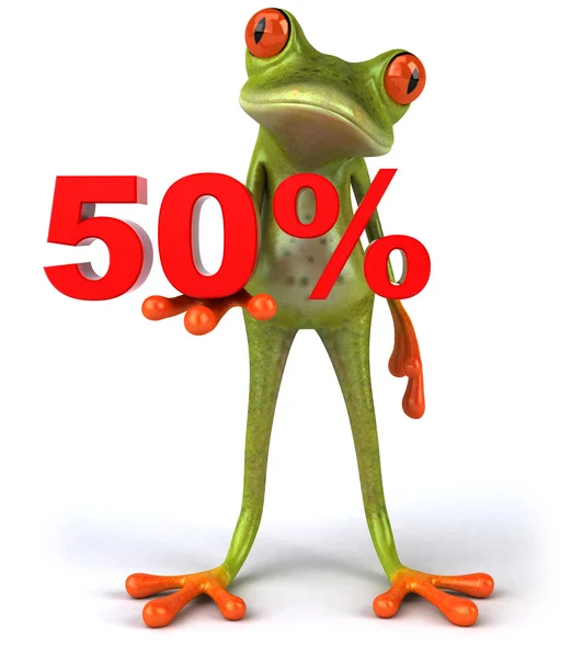 Frog offerta di sconto 3d — Foto Stock