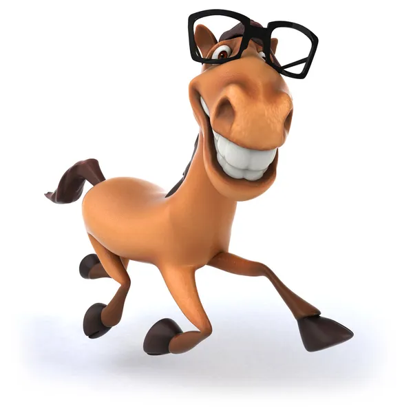 Paard 3d animatie — Stockfoto