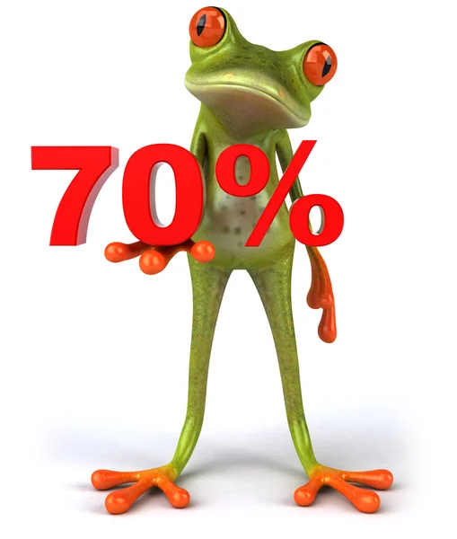 Frog offerta di sconto 3d — Foto Stock