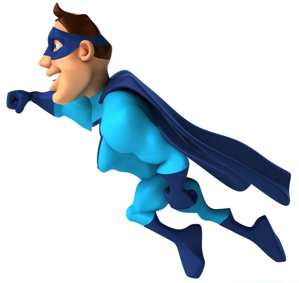 Super héroe volando — Foto de Stock