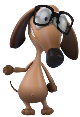 Gözlüklü köpek