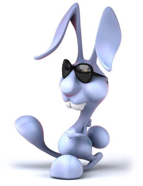 Fun rabbit in sunglasses — Stock Photo, Image