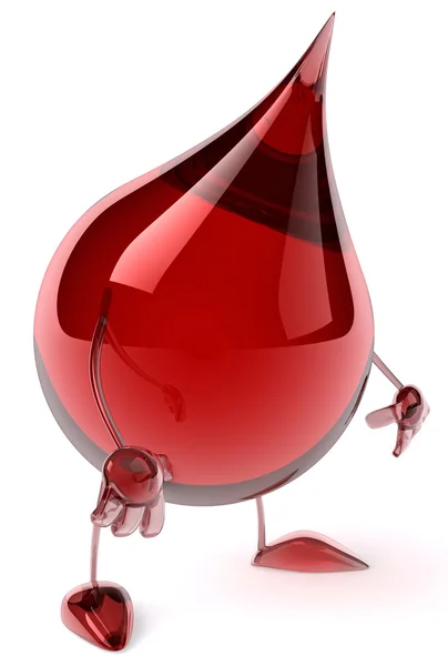 Blood drop — Stock Photo, Image