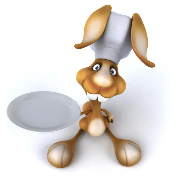 Chef rabbit — Stock Photo, Image