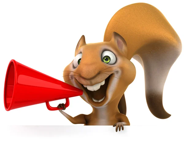 Fun squirrel — Stock Photo, Image