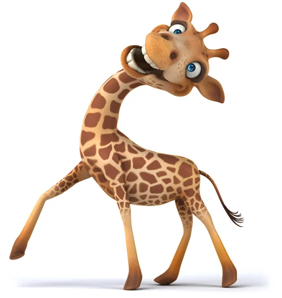 Zábavná žirafa — Stock fotografie