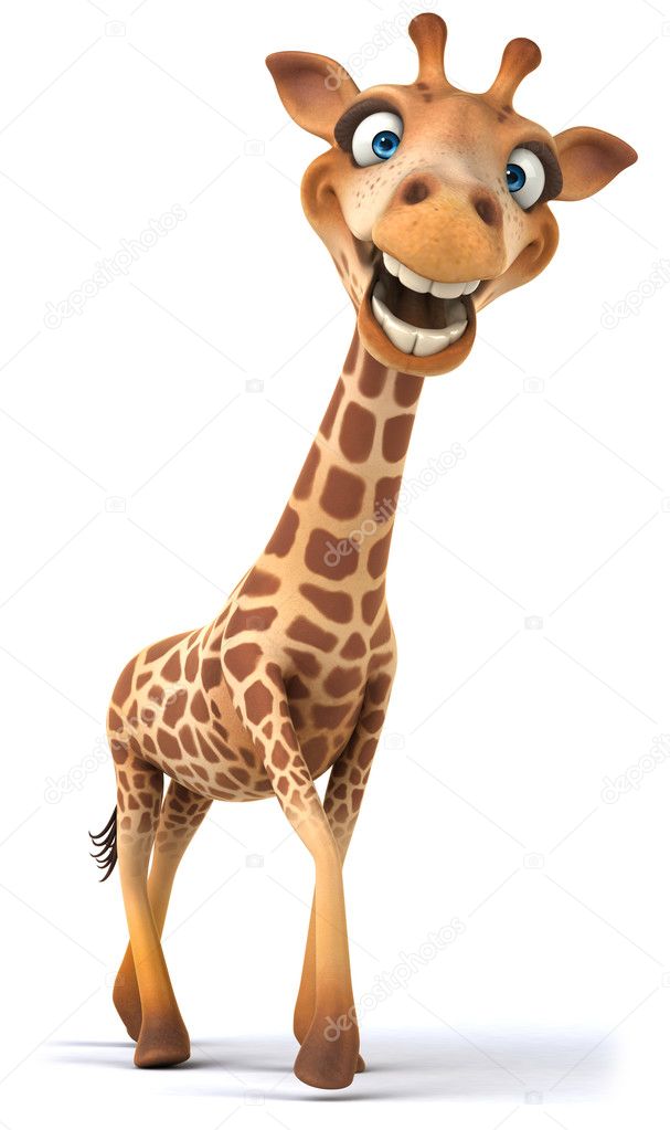 Fun giraffe