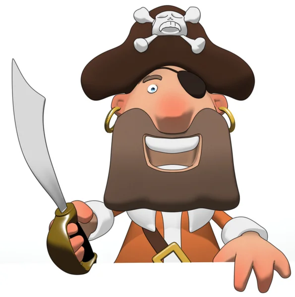 Fun pirate — Stock Photo, Image