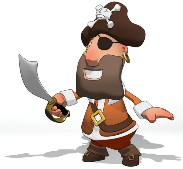 Fun pirate — Stock Photo, Image