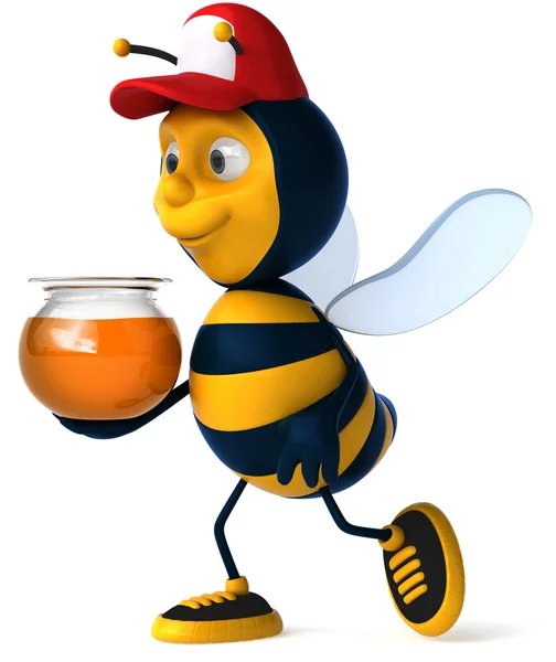 Cartoon bee — Stockfoto