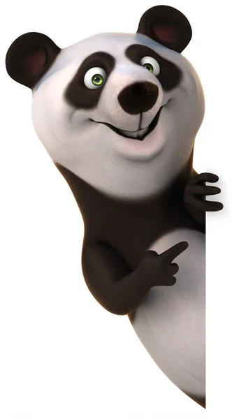 Feliz panda 3d — Fotografia de Stock