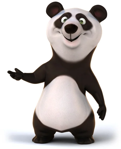 Szczęśliwy panda 3d — Zdjęcie stockowe