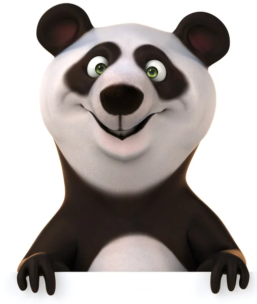 Mutlu panda 3d — Stok fotoğraf