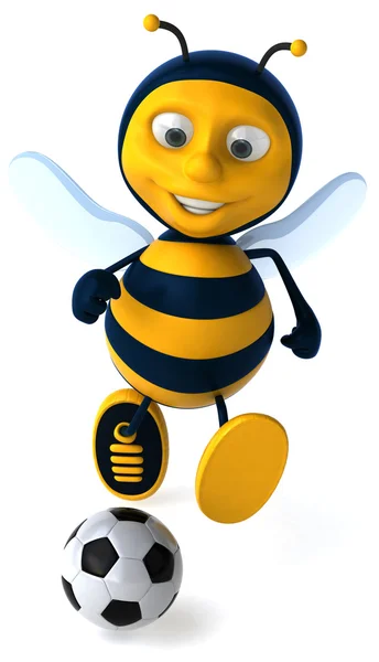 Cartoon bee — Stockfoto