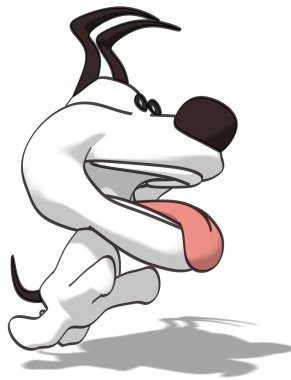 eğlenceli bir köpek